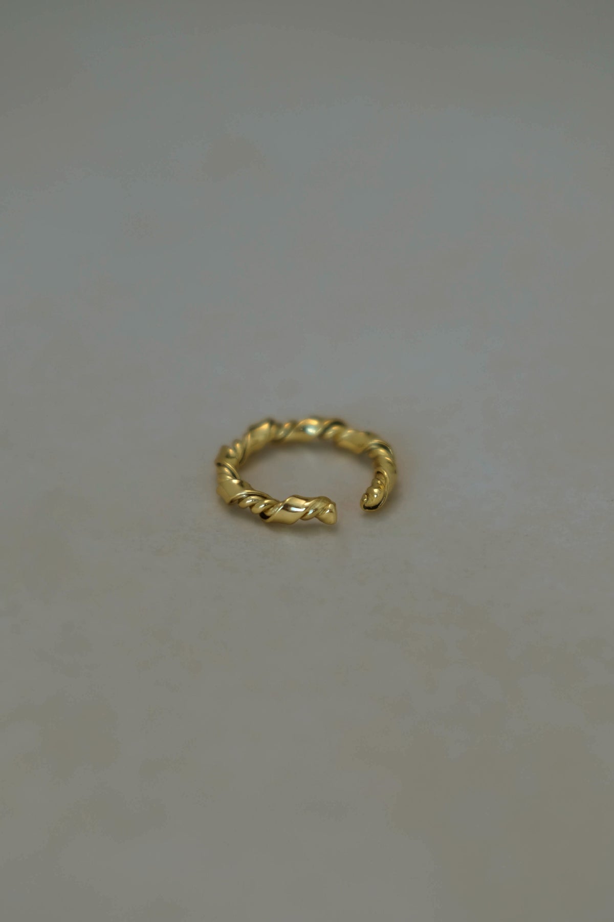 Knotted Ring in Gold Vermeil