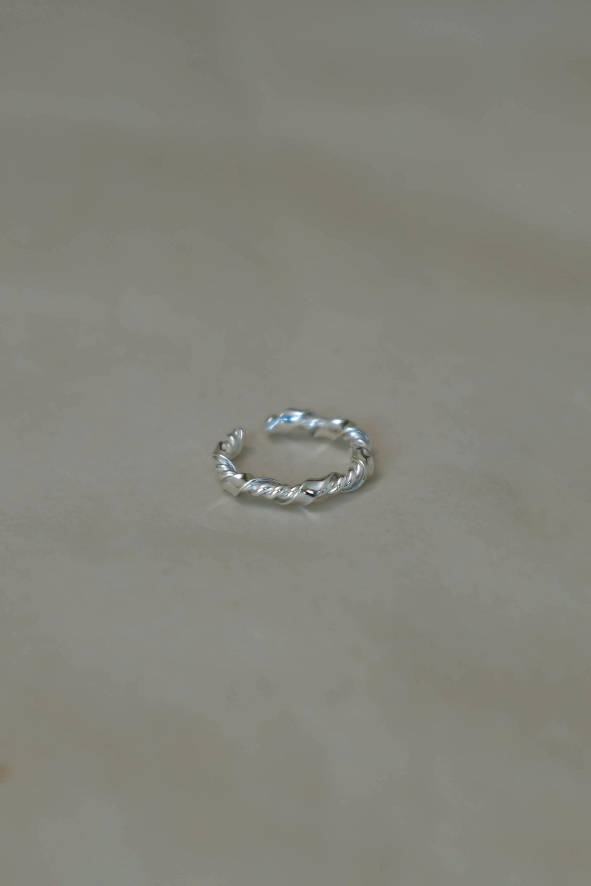 Knotted Ring in Sterling Silver
