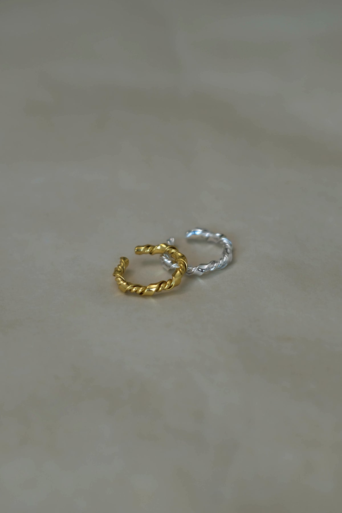 Knotted Ring in Gold Vermeil