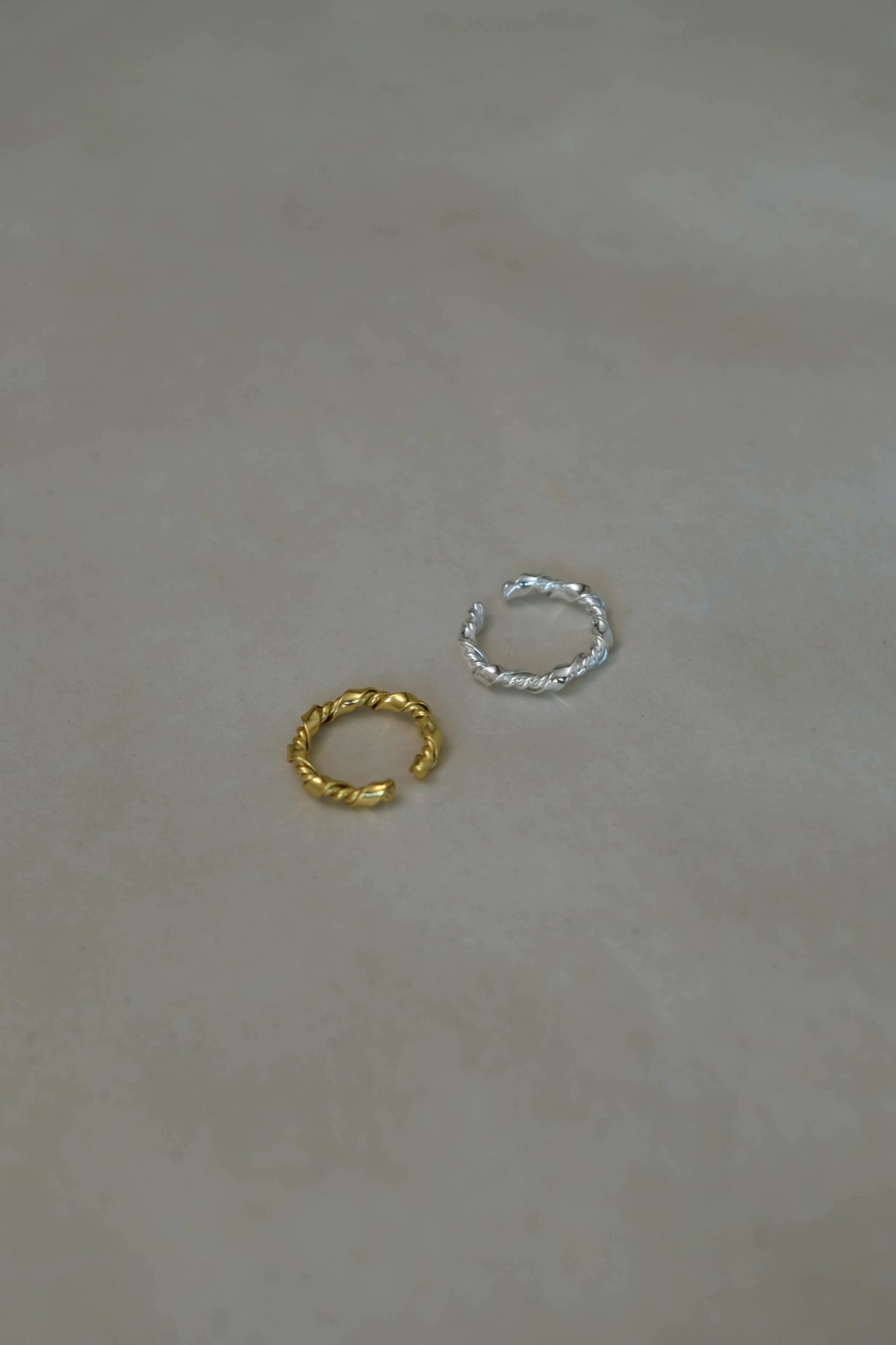 Knotted Ring in Gold Vermeil