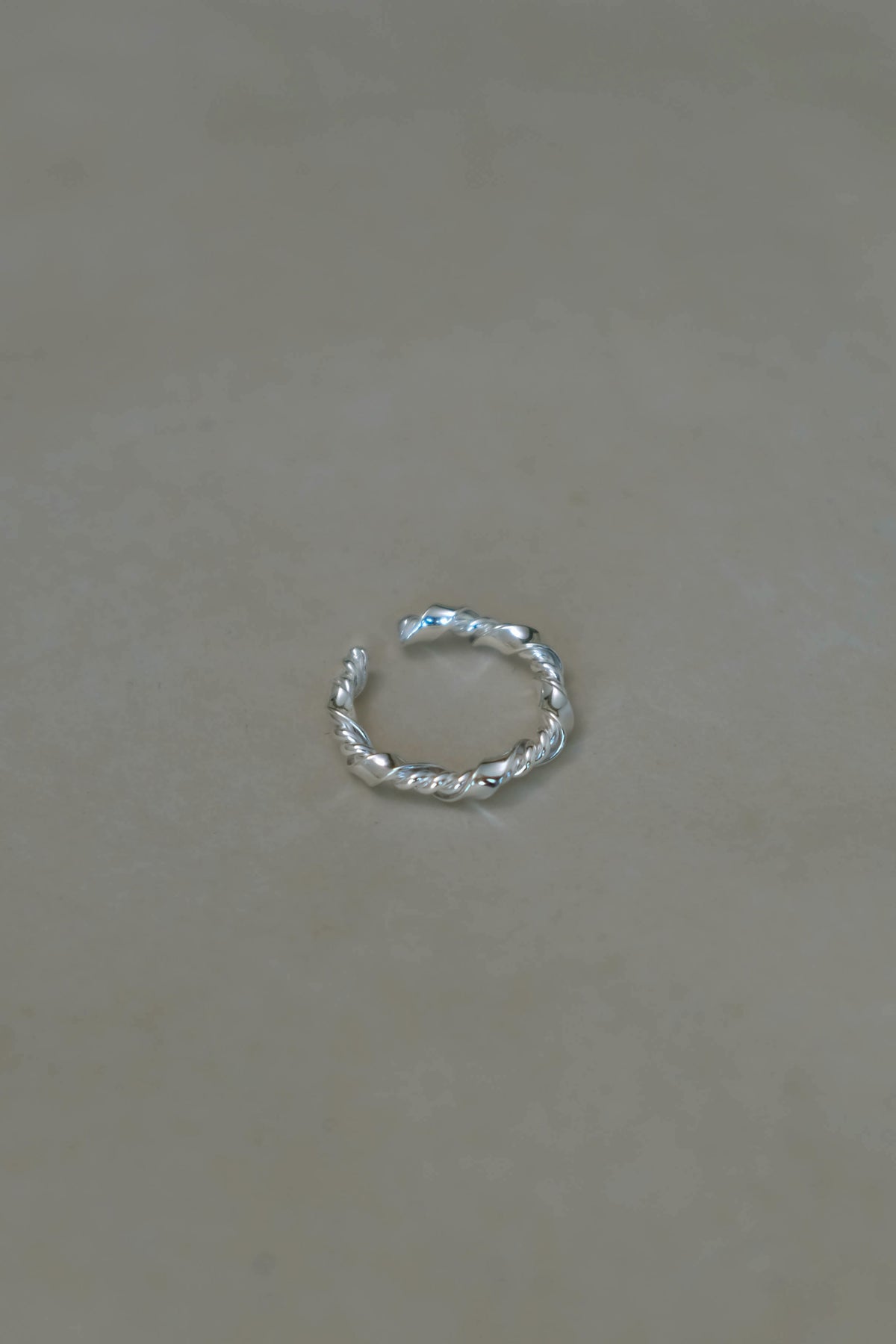 Knotted Ring in Sterling Silver