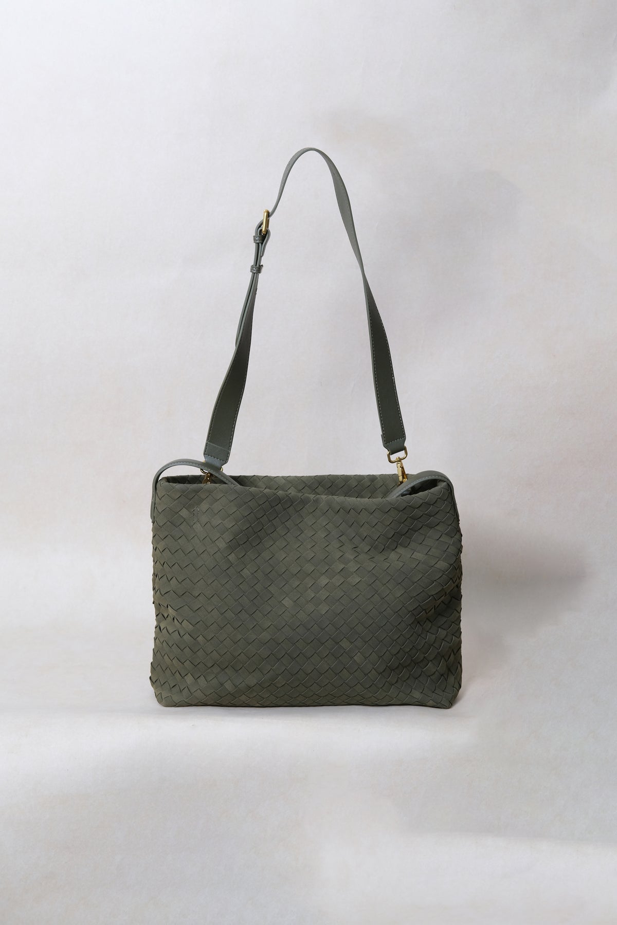 Artisan Soft Texture Tote - Olive Green