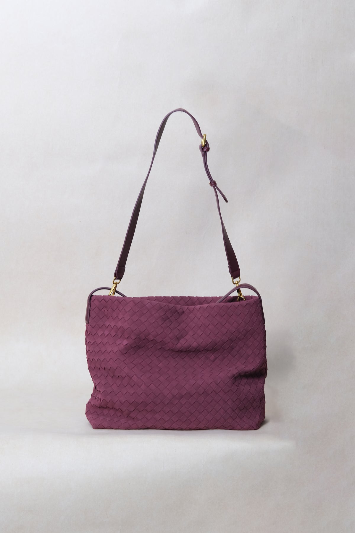 Artisan Soft Texture Tote - Wine Red
