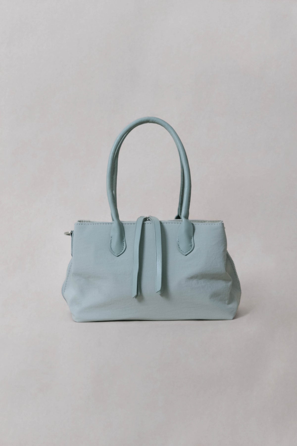 Mini Classic Flow Vegan Leather Tote - Mint Green