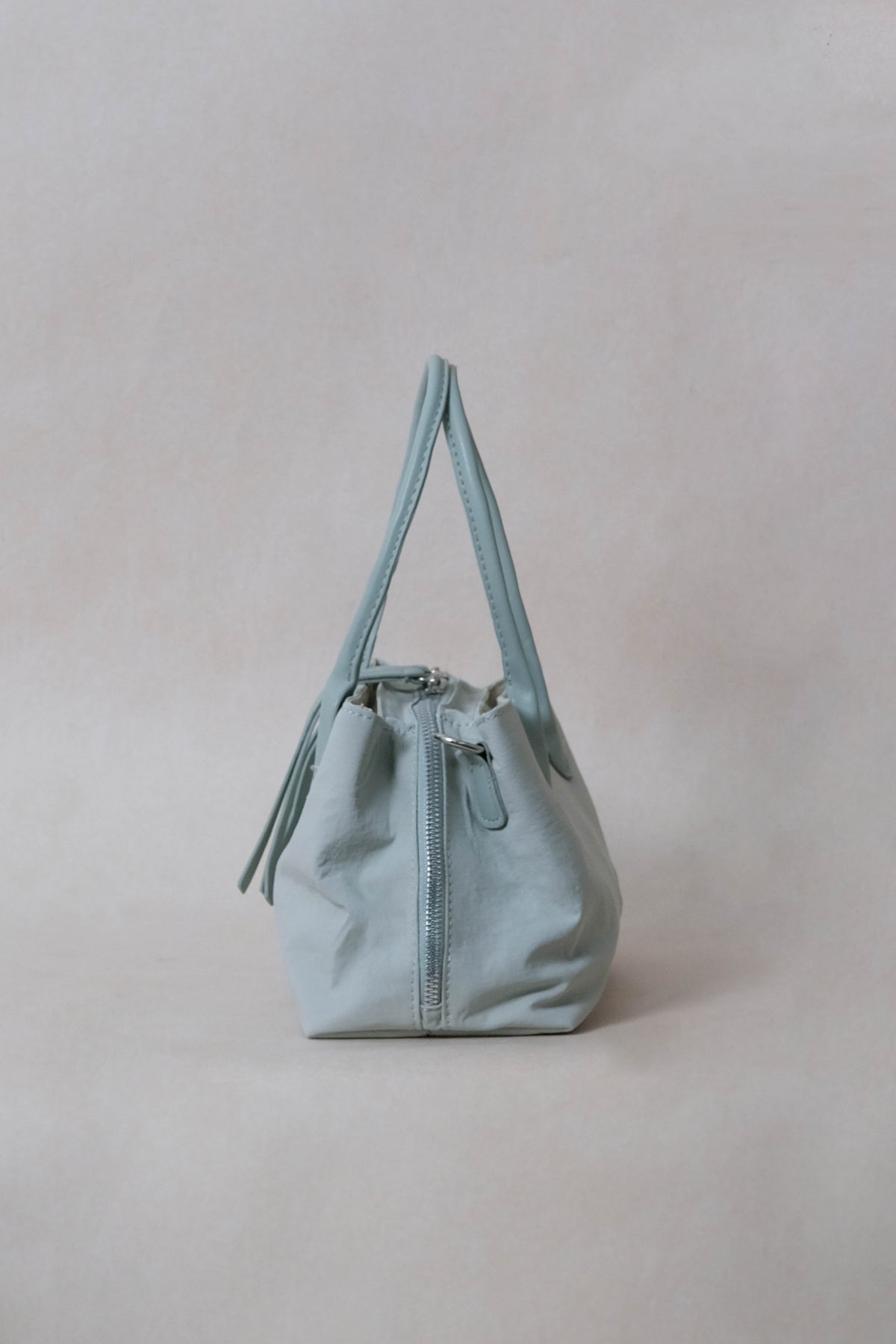 Mini Classic Flow Vegan Leather Tote - Mint Green