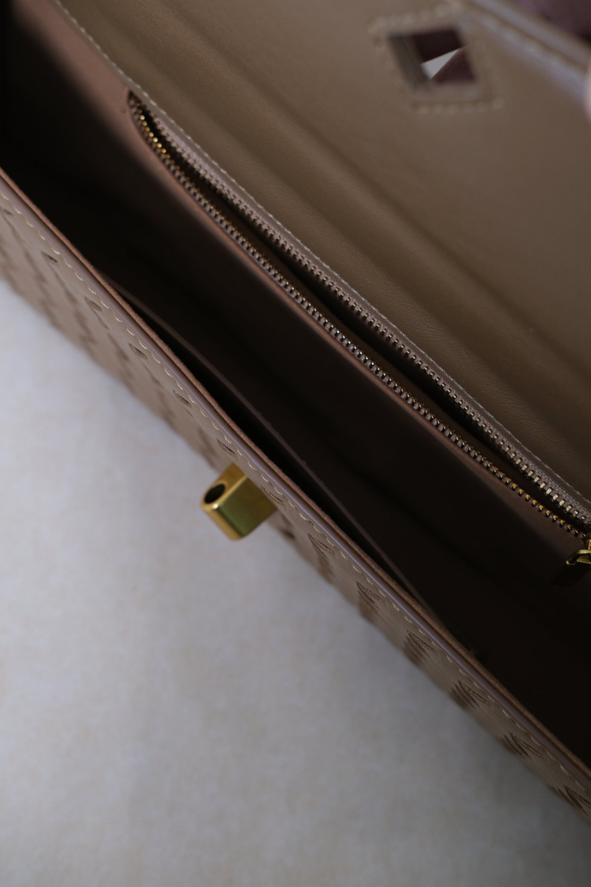 Artisan Crafted Flap Bag - Walnut Brown