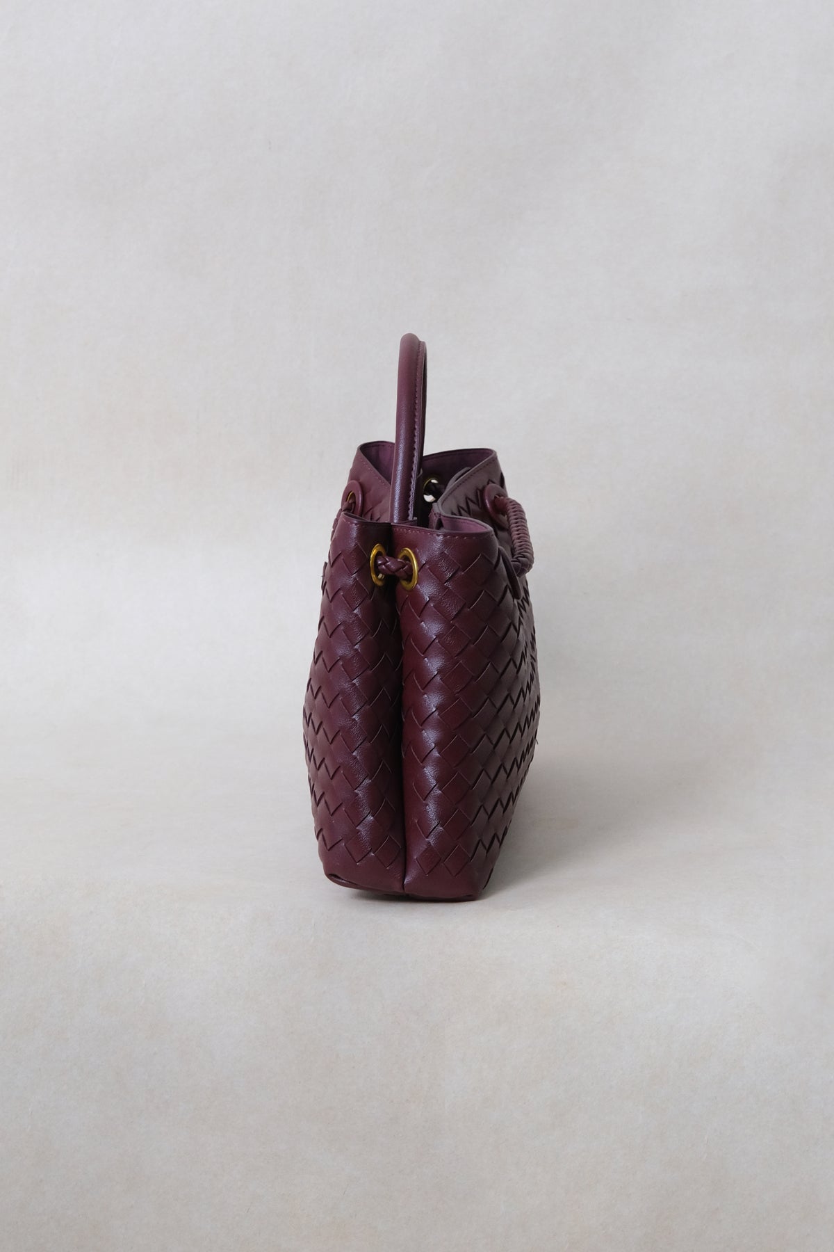 Artisan Grace Tote - Shinny Wine Red