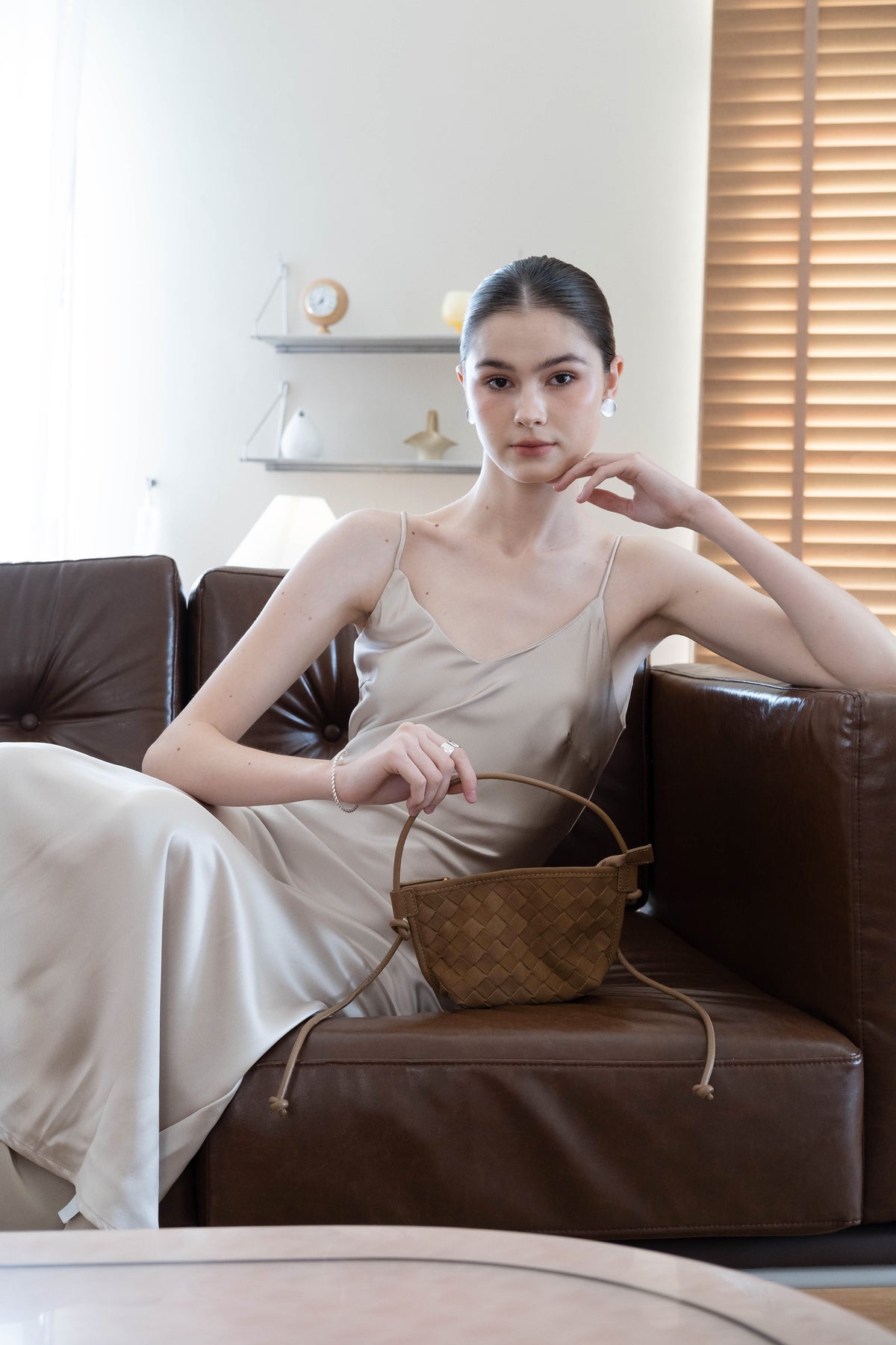 Elegance Long Dress - Champagne
