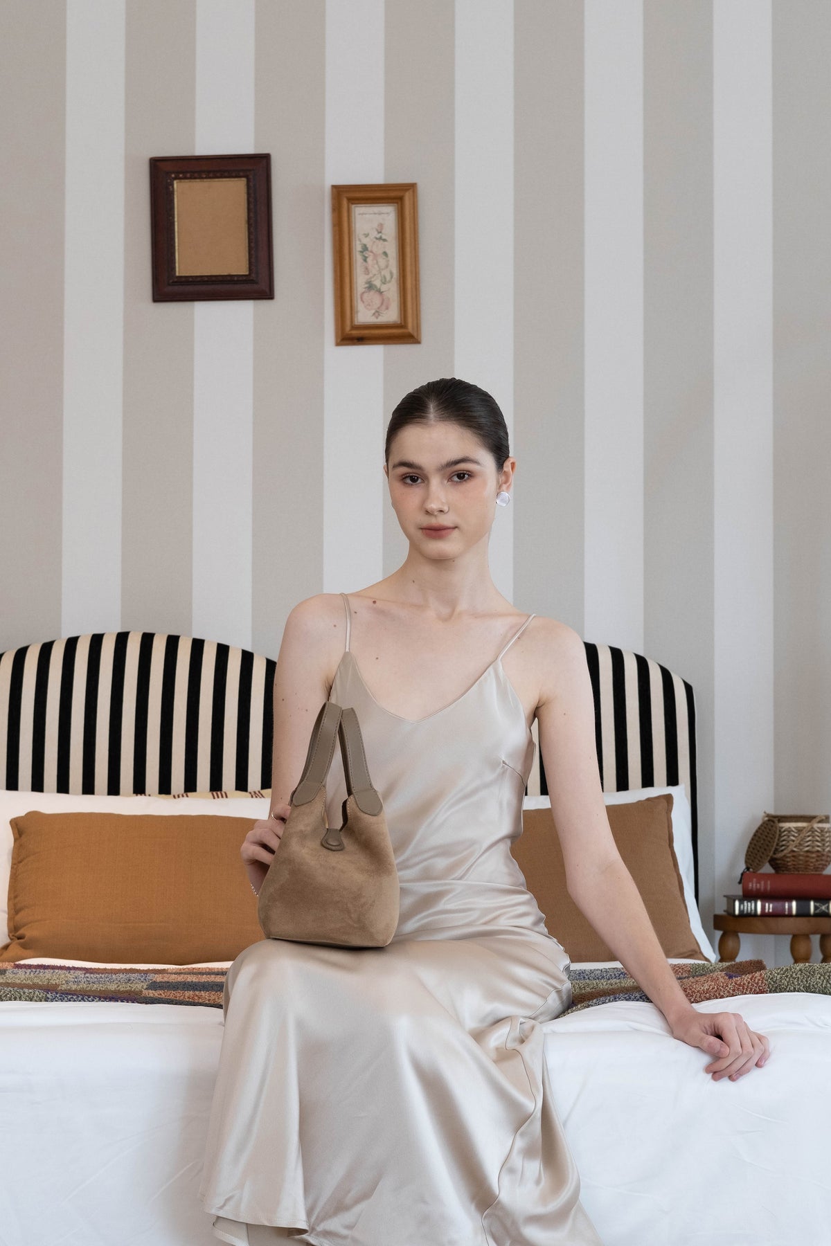 Elegance Long Dress - Champagne