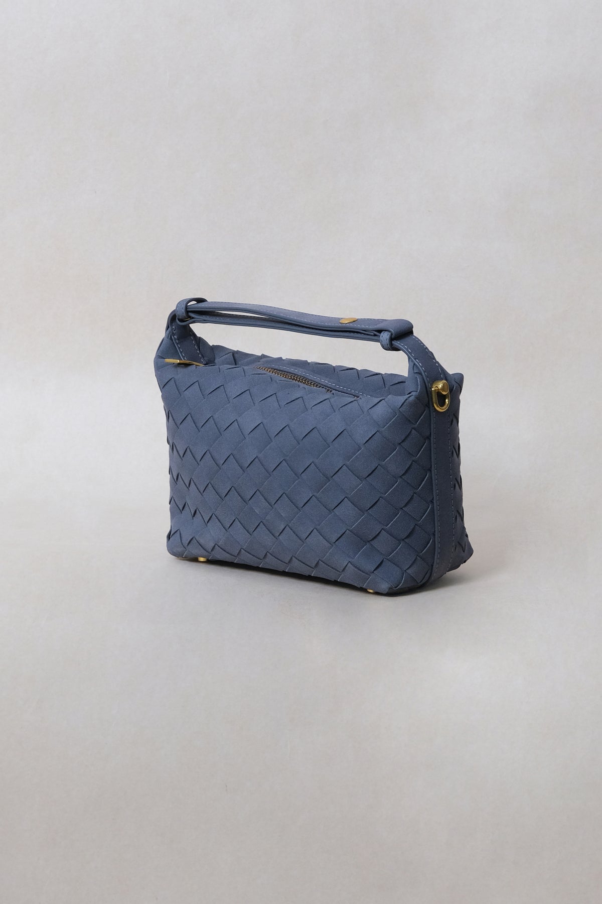 Artisan Velour Bag - Warm Grey (Small)
