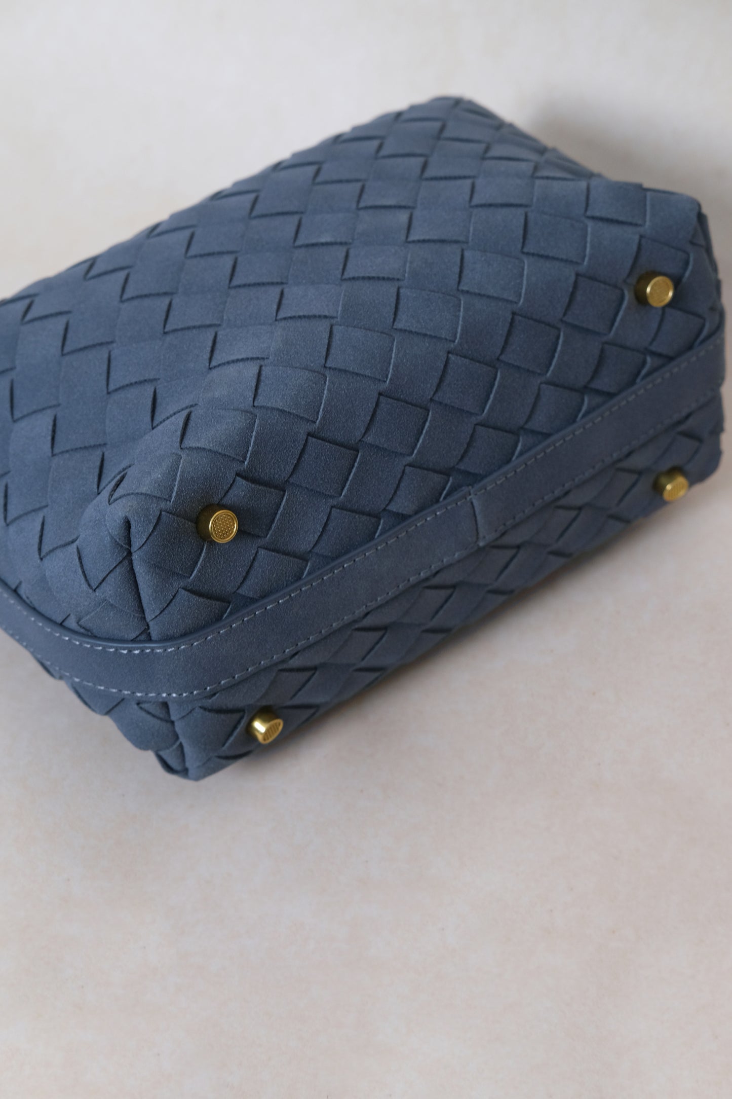 Artisan Velour Bag - Warm Grey (Small)