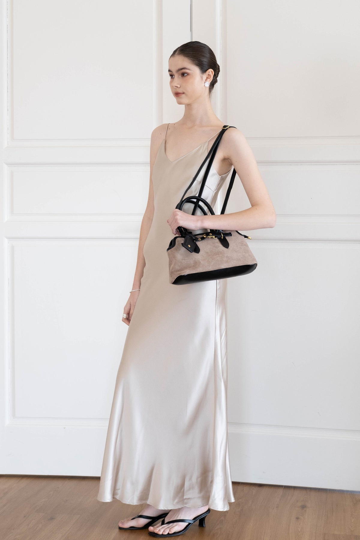 Elegance Long Dress - Champagne