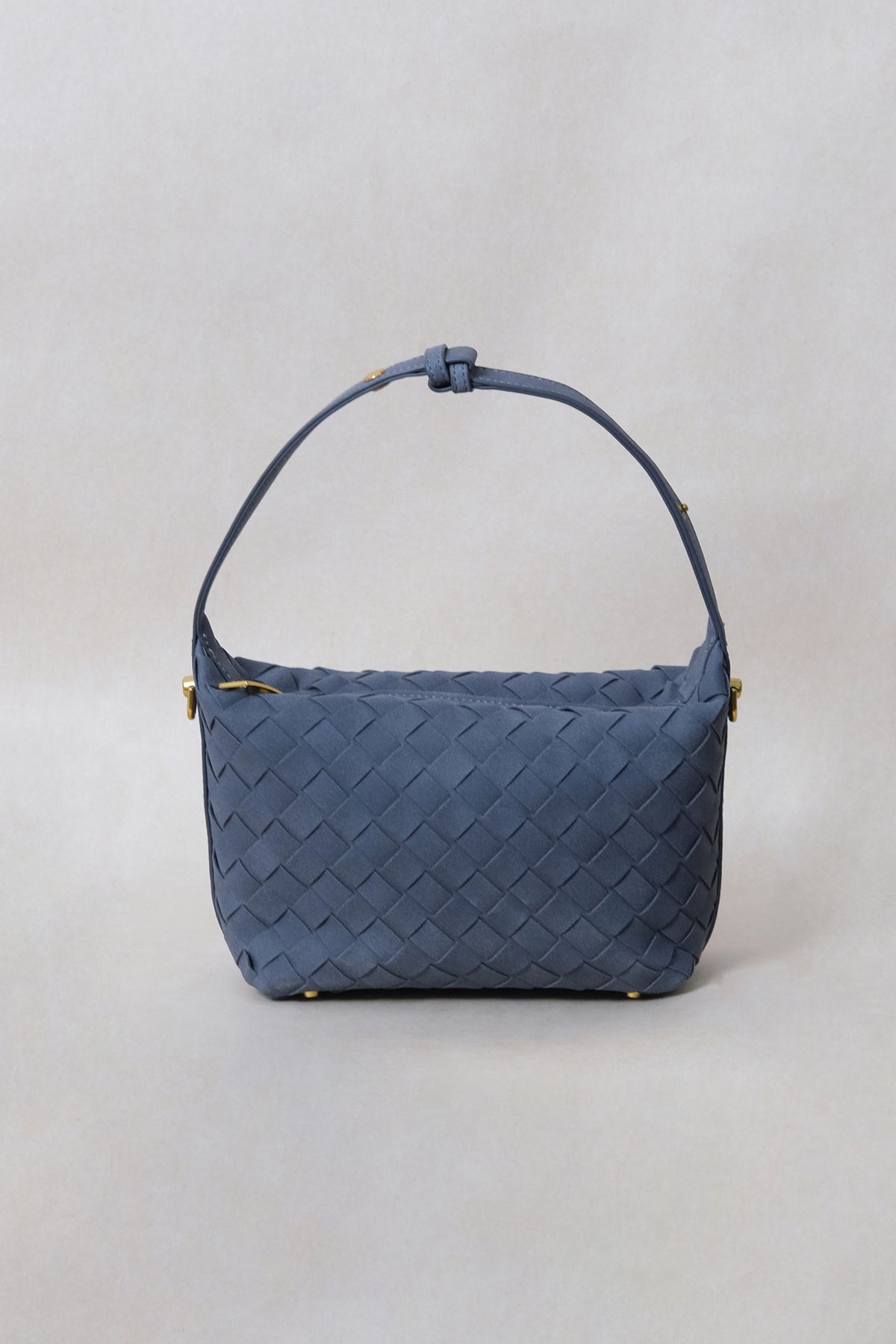 Artisan Velour Bag - Warm Grey (Small)