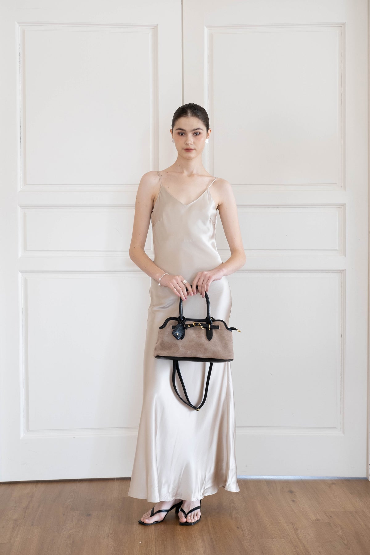Elegance Long Dress - Champagne