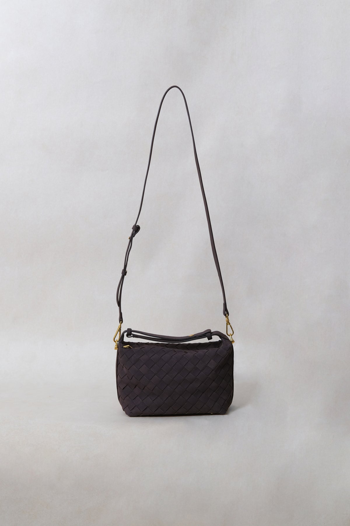 Artisan Velour Bag - Dark Chocolate (Small)