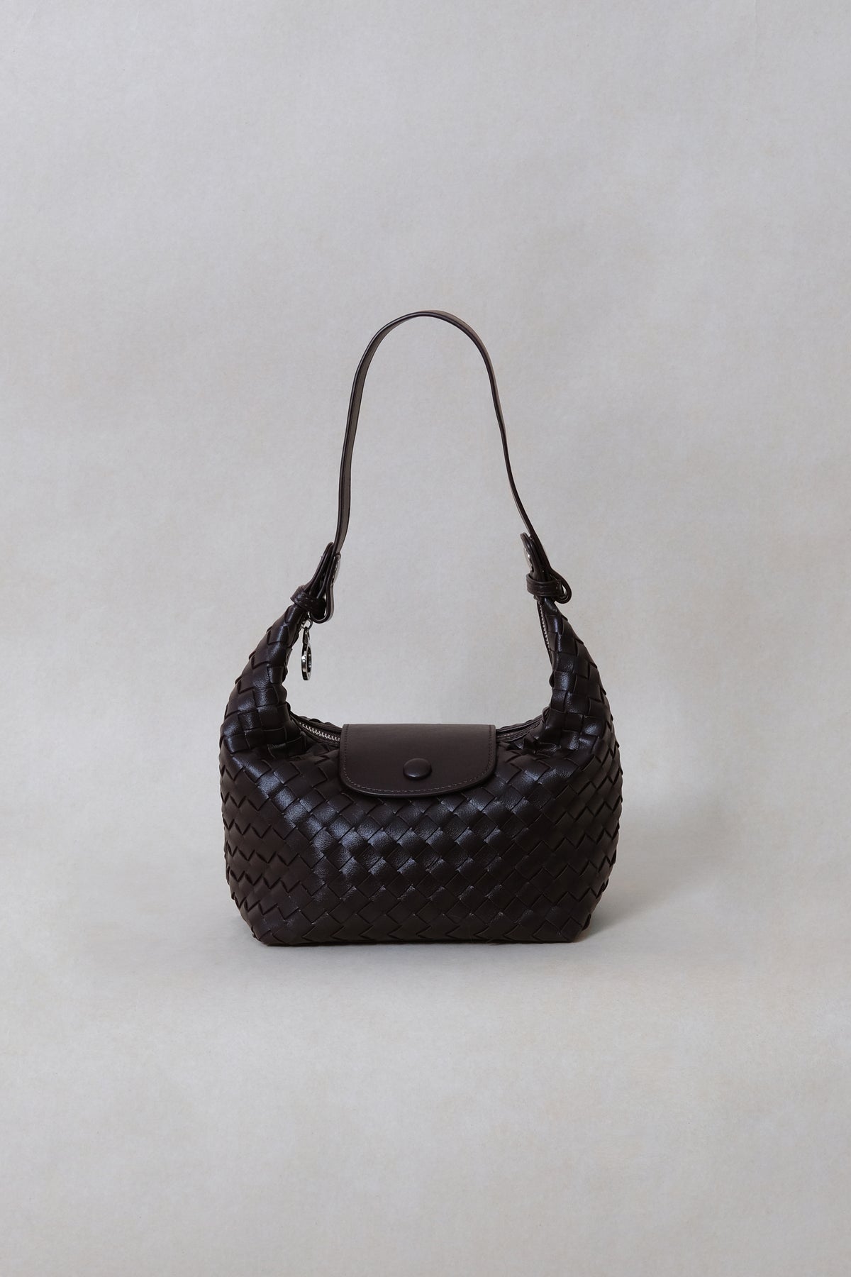 Artisan Aurelia Crescent Bag - Black Currant