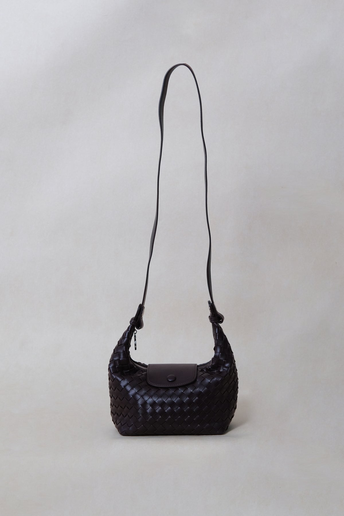 Artisan Aurelia Crescent Bag - Black Currant