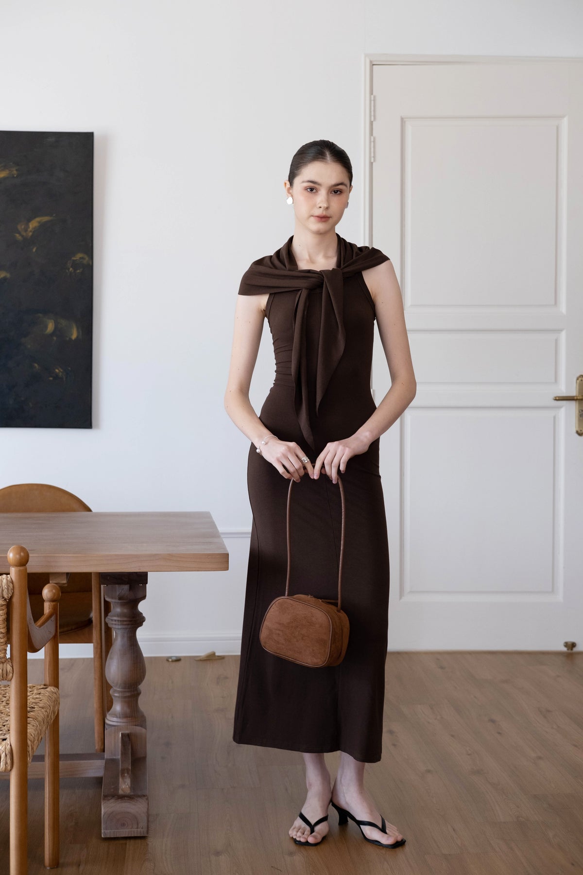 The Atelier Box Bag - Chestnut