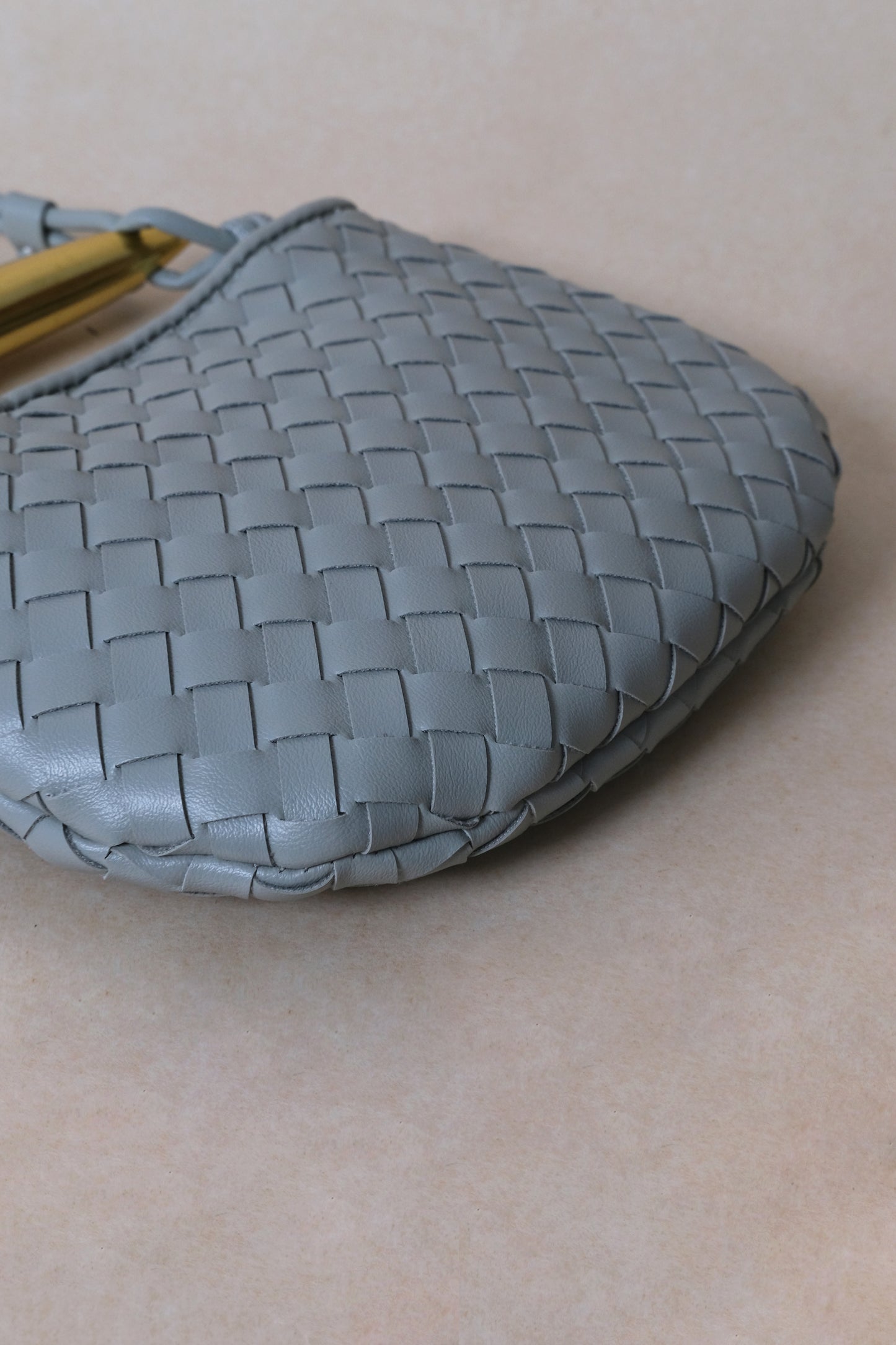 Mini Artisan Classic Dumpling Bag - Agate Grey