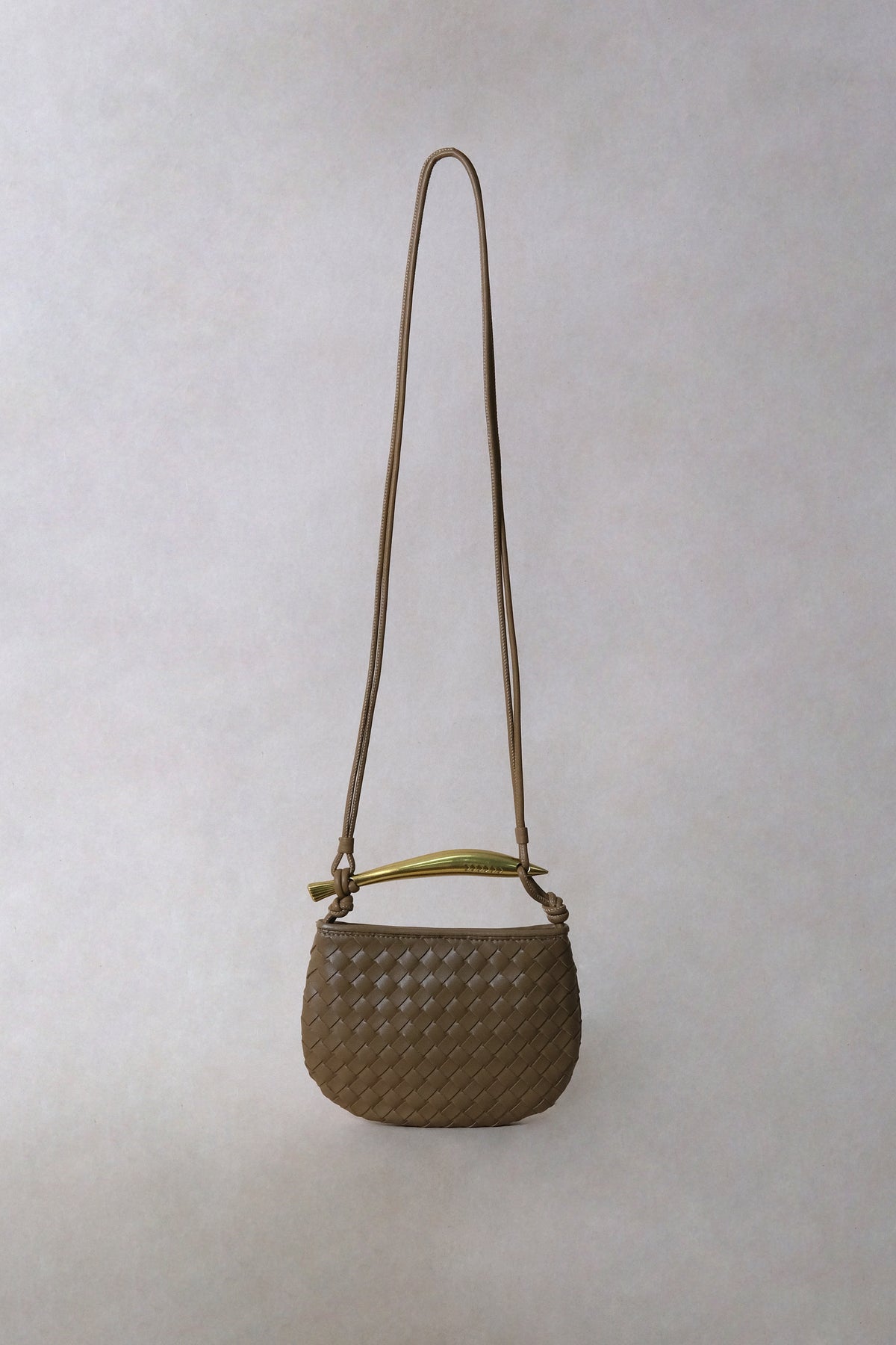 Mini Artisan Classic Dumpling Bag - Khaki