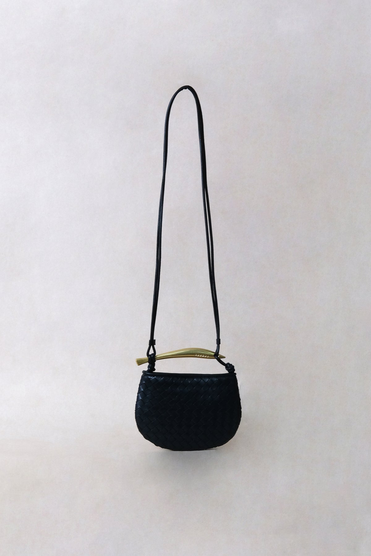 Mini Artisan Classic Dumpling Bag - Classic Black