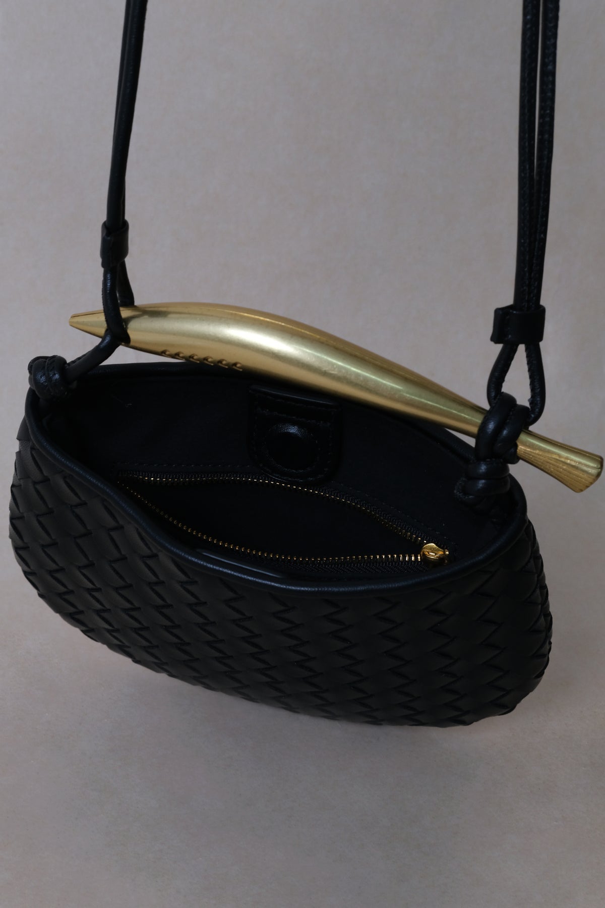 Mini Artisan Classic Dumpling Bag - Classic Black