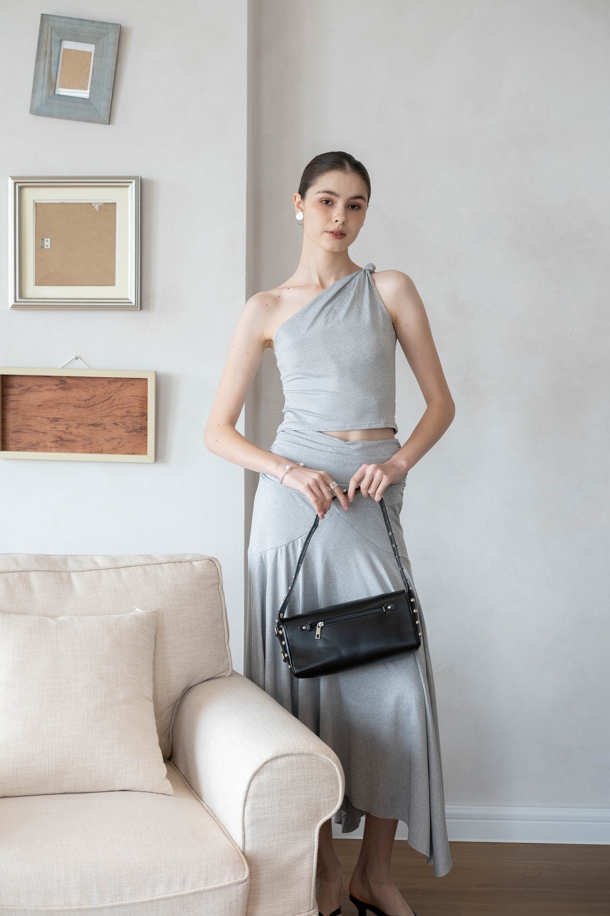 Léonie Classic Stud Bag
