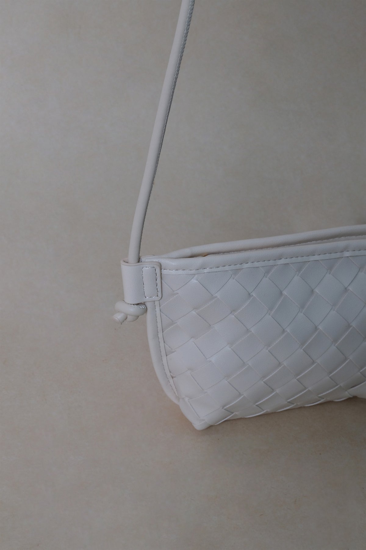 Mini Artisan Satchel - Cream White