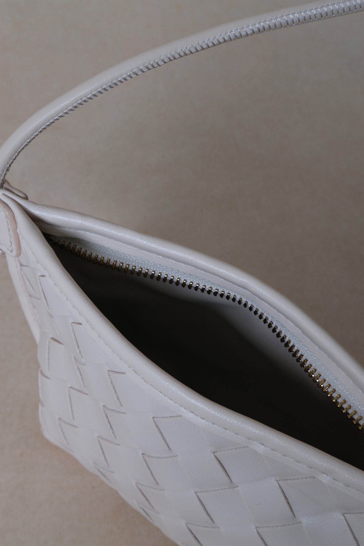 Mini Artisan Satchel - Cream White