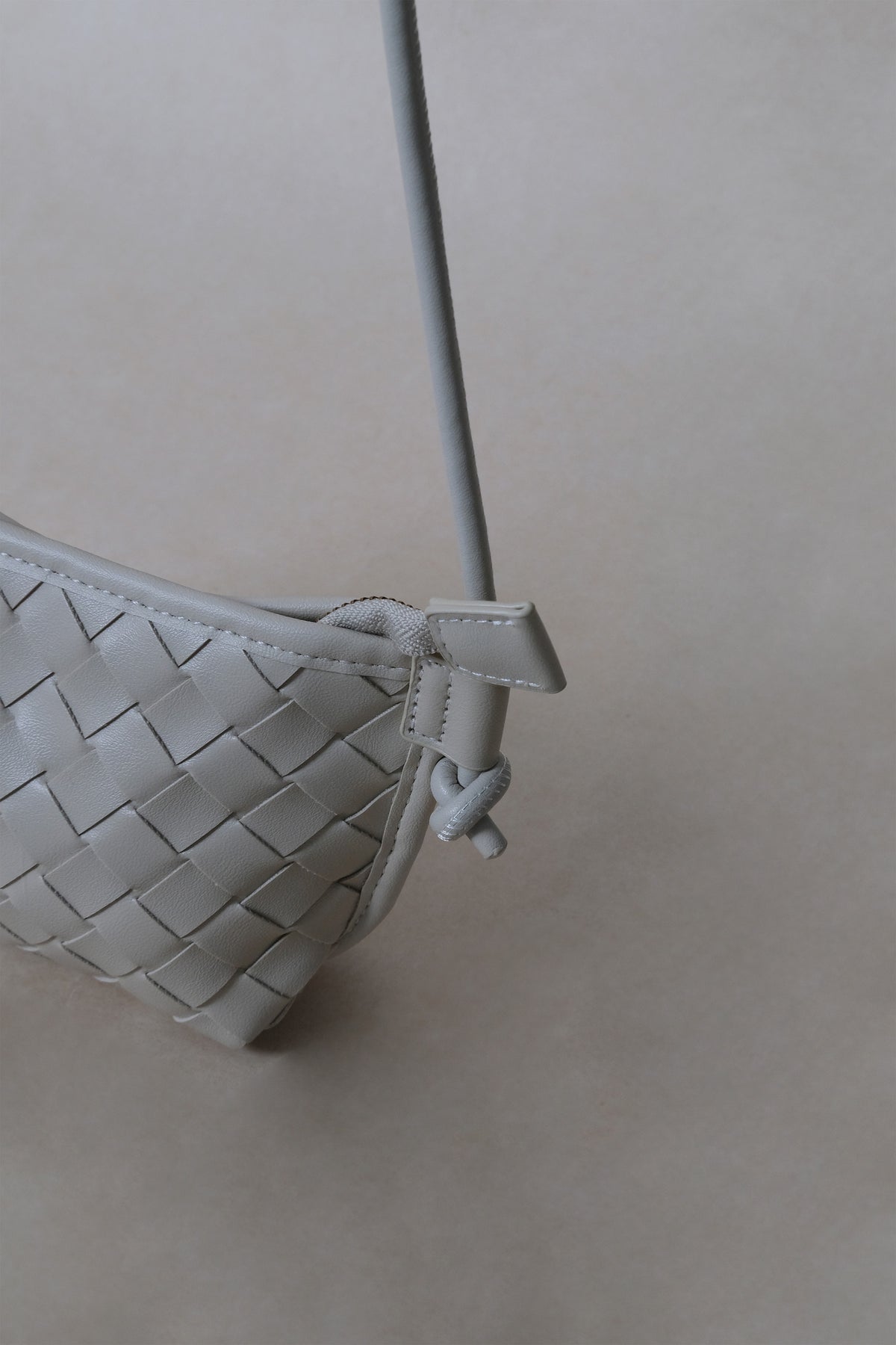 Mini Artisan Satchel - White Sand