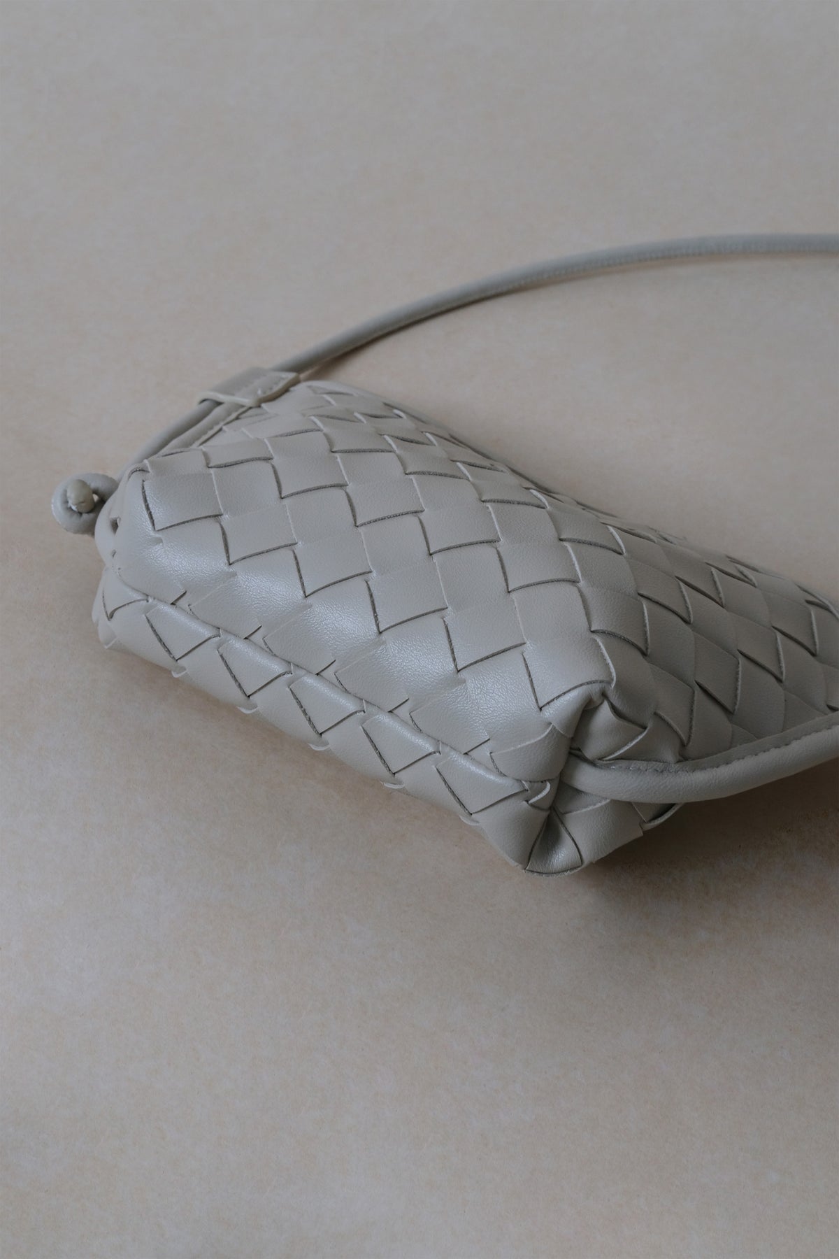 Mini Artisan Satchel - White Sand
