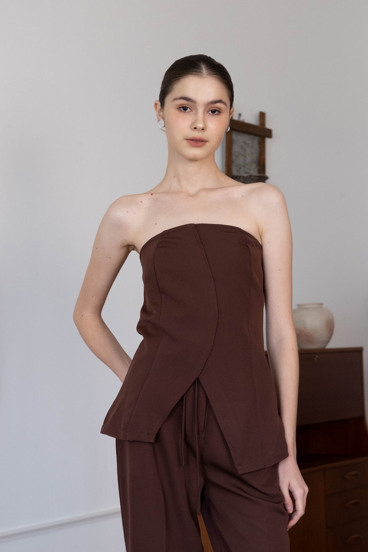 Chocolate Charm Two-Piece Set