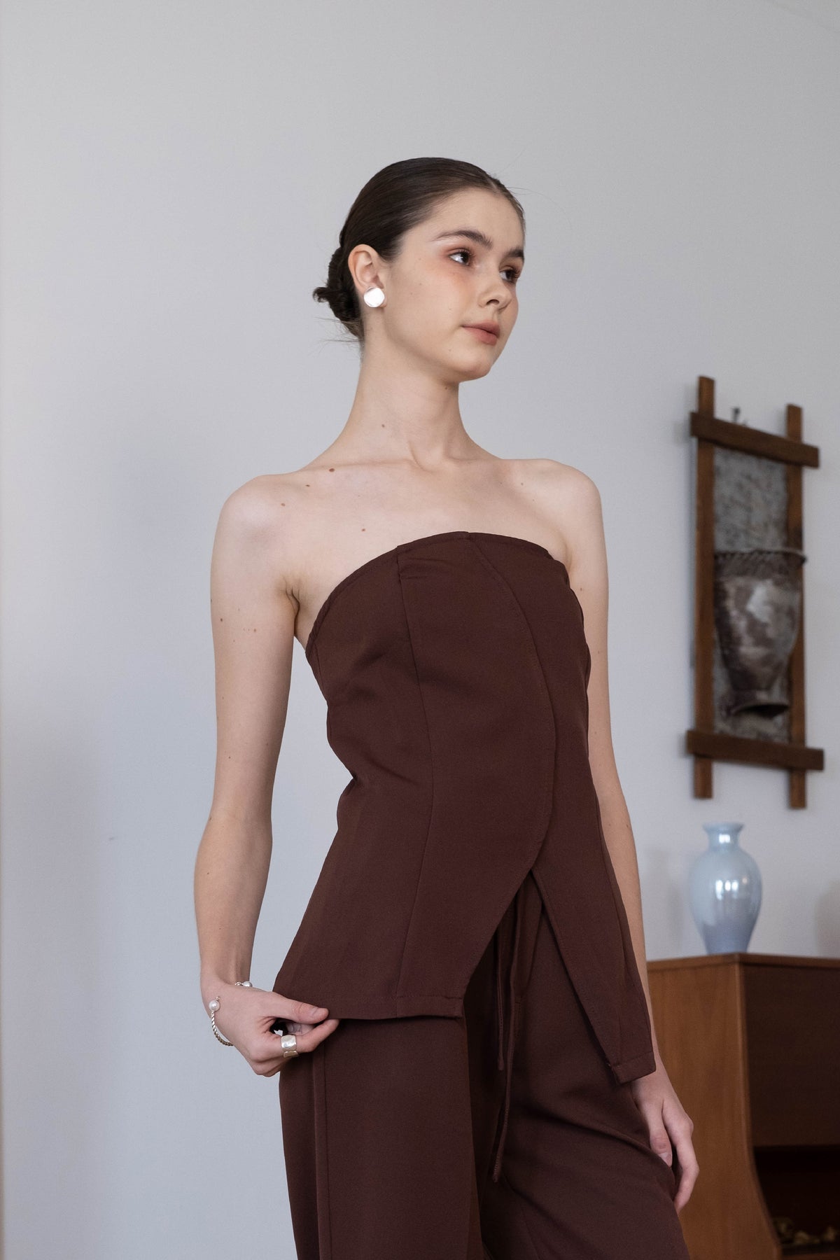 Chocolate Charm Two-Piece Set