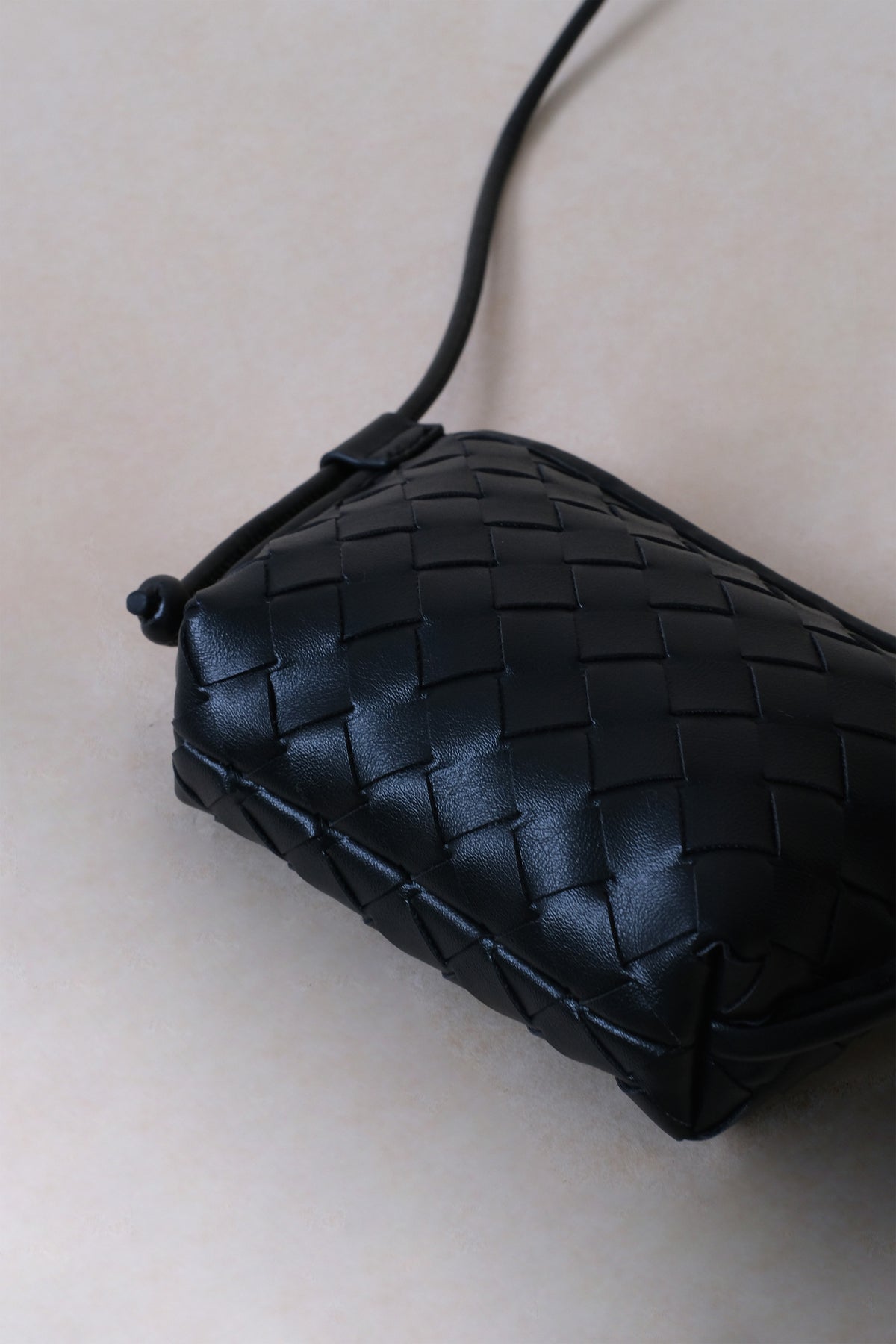 Mini Artisan Satchel - Shinny Black