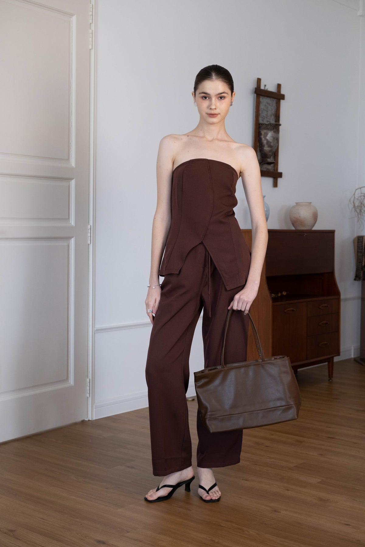 Chocolate Charm Two-Piece Set