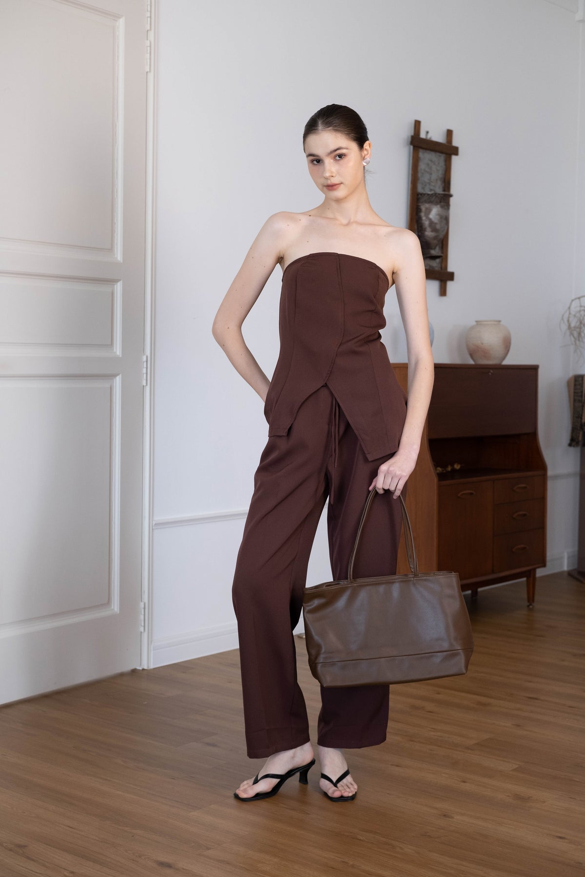 Chocolate Charm Two-Piece Set