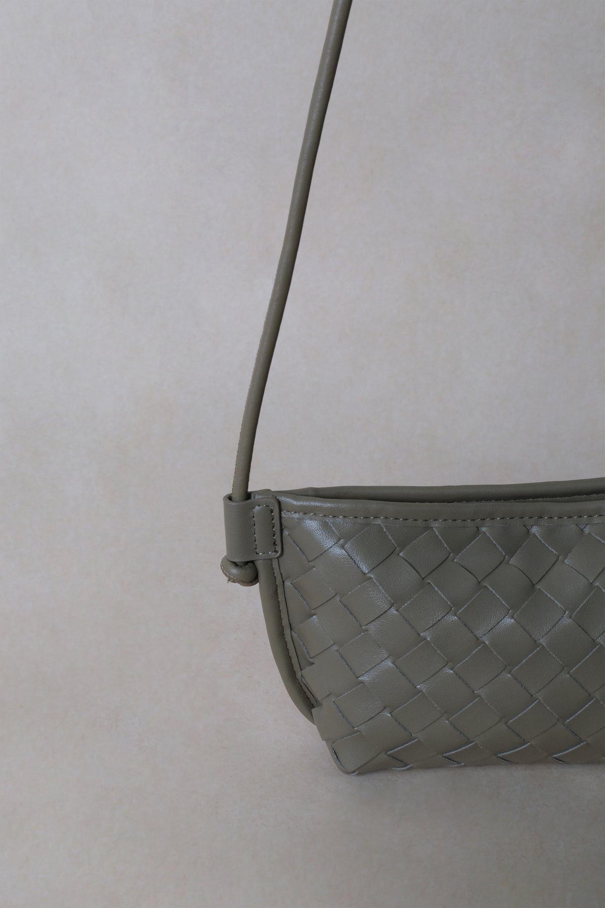 Mini Artisan Satchel - Shinny Earthy Green