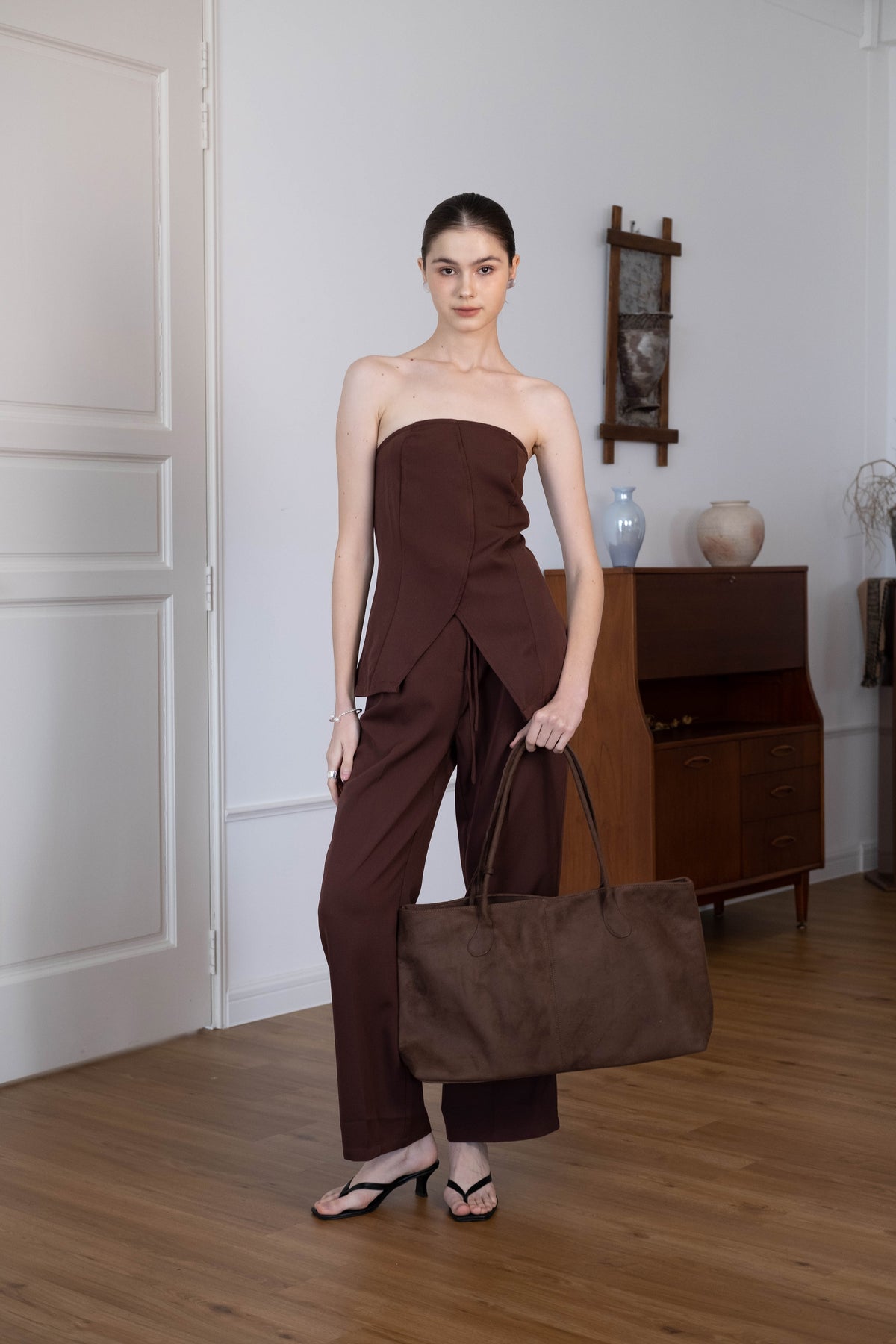 Chocolate Charm Two-Piece Set