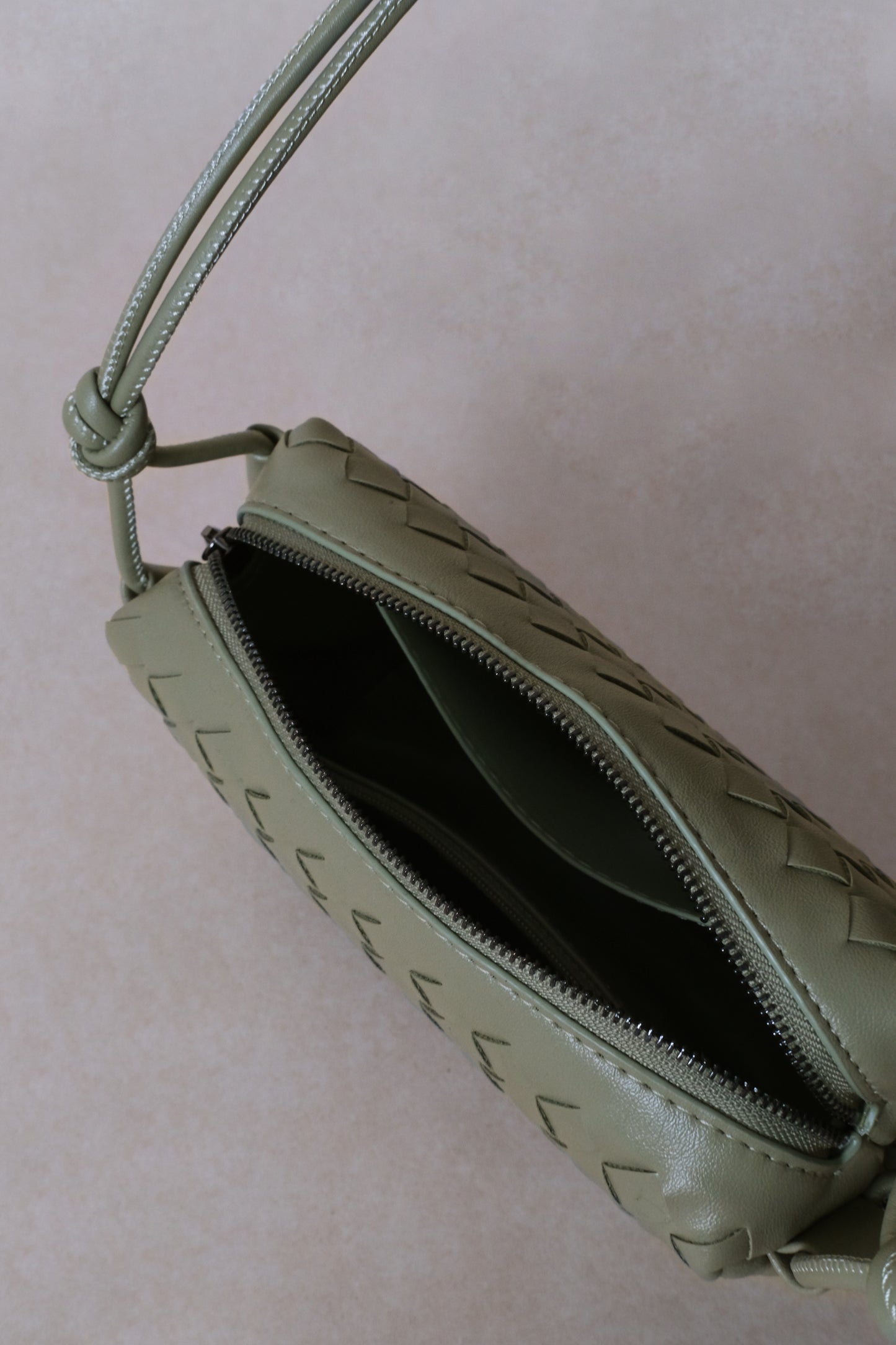 Artisan Elegance Box Bag - Mineral Green