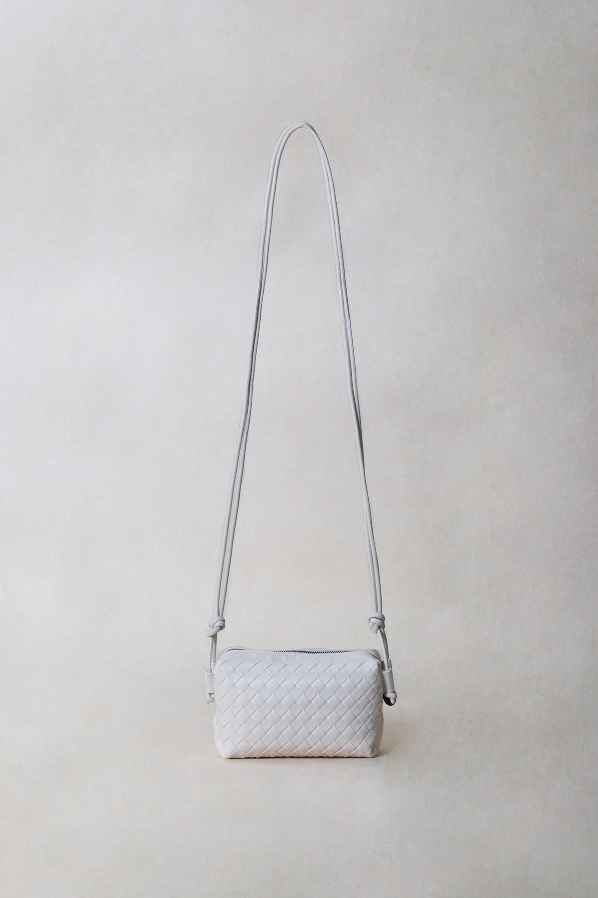 Artisan Elegance Box Bag - Cream White