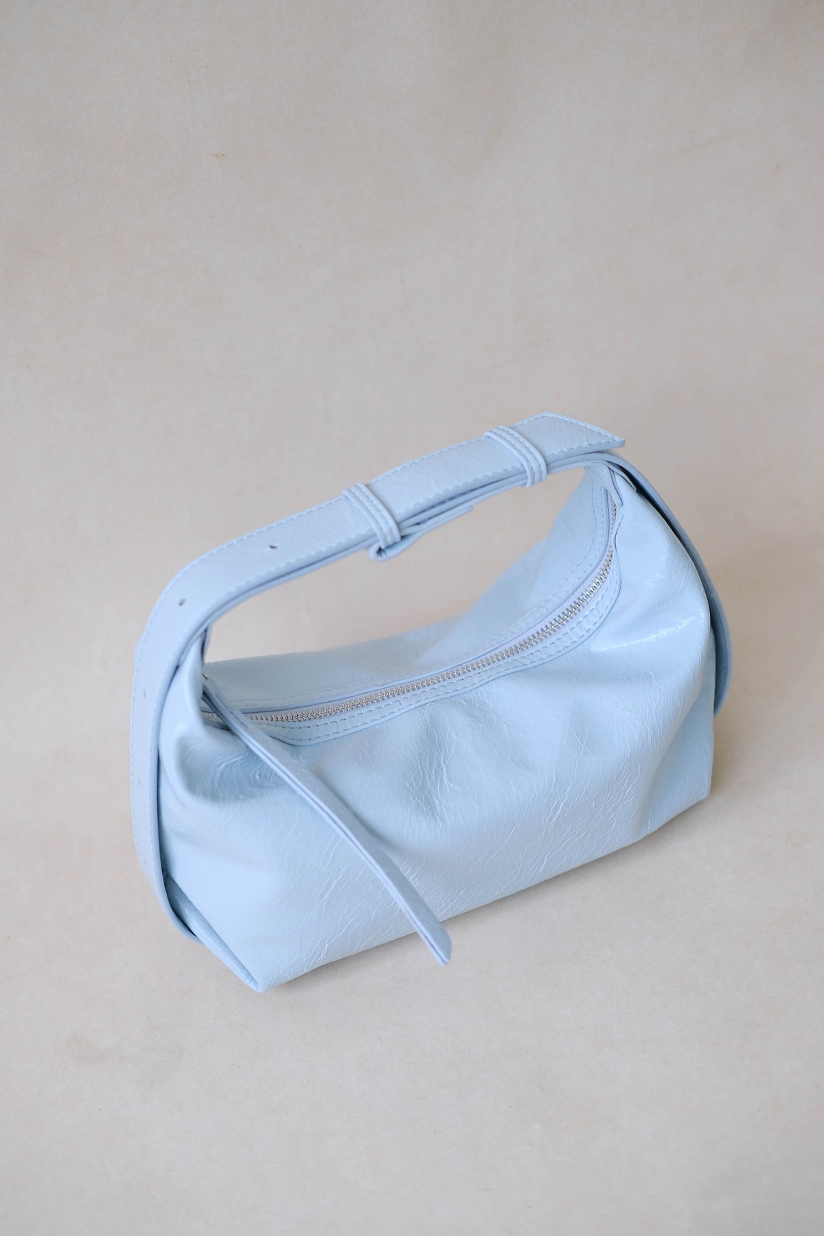 French Retro Lunch Box Bag In Baby Blue