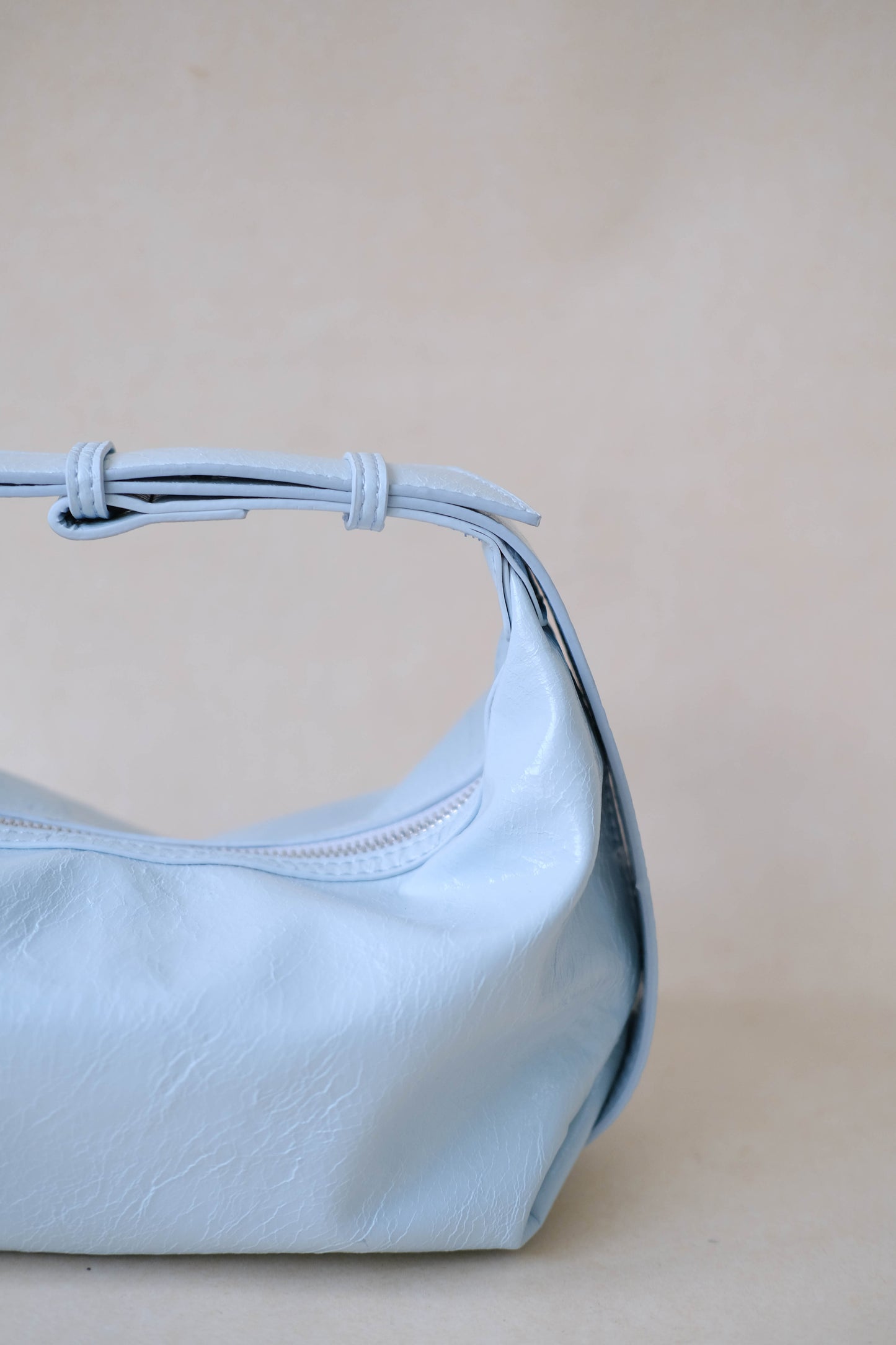 French Retro Lunch Box Bag In Baby Blue