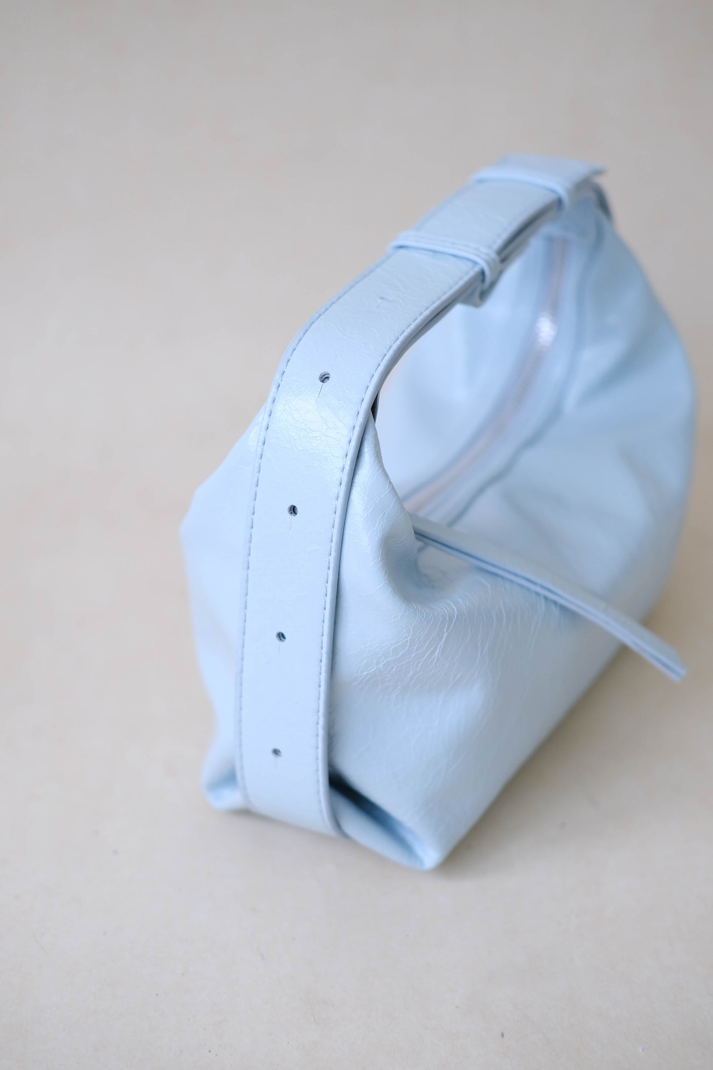 French Retro Lunch Box Bag In Baby Blue