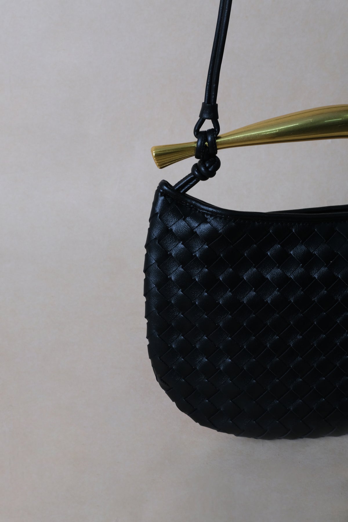 Artisan Classic Dumpling Bag - Shinny Black