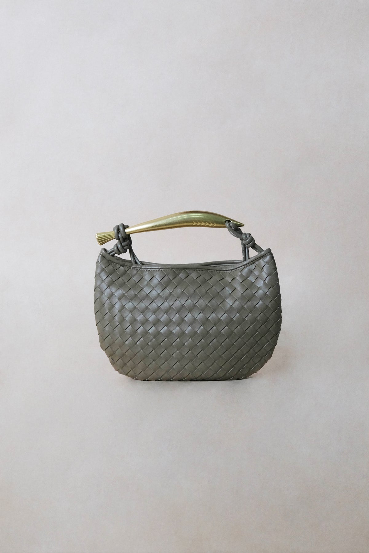Artisan Classic Dumpling Bag - Shinny Earthy Green