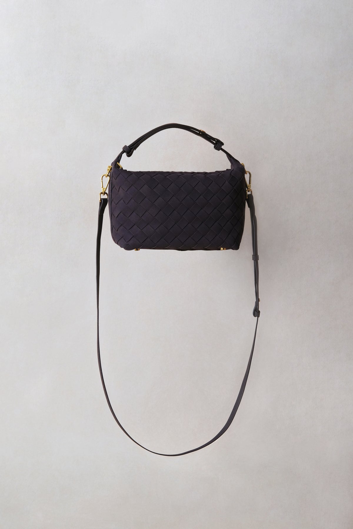 Artisan Velour Bag - Dark Chocolate (Small)