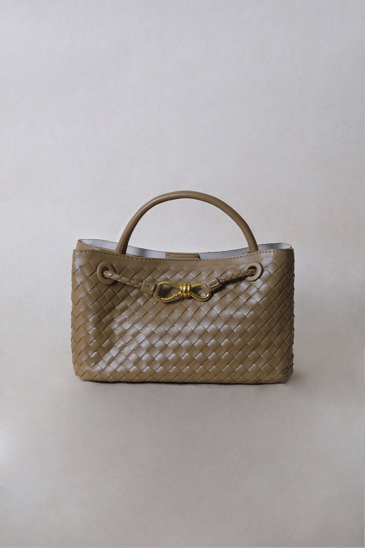 Artisan Grace Tote - Shinny Khaki