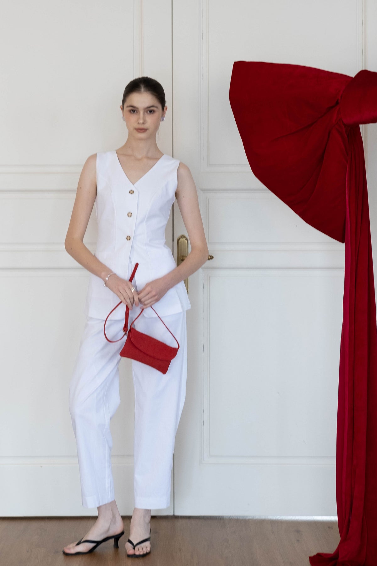 Élise Mini Crossbody - Red