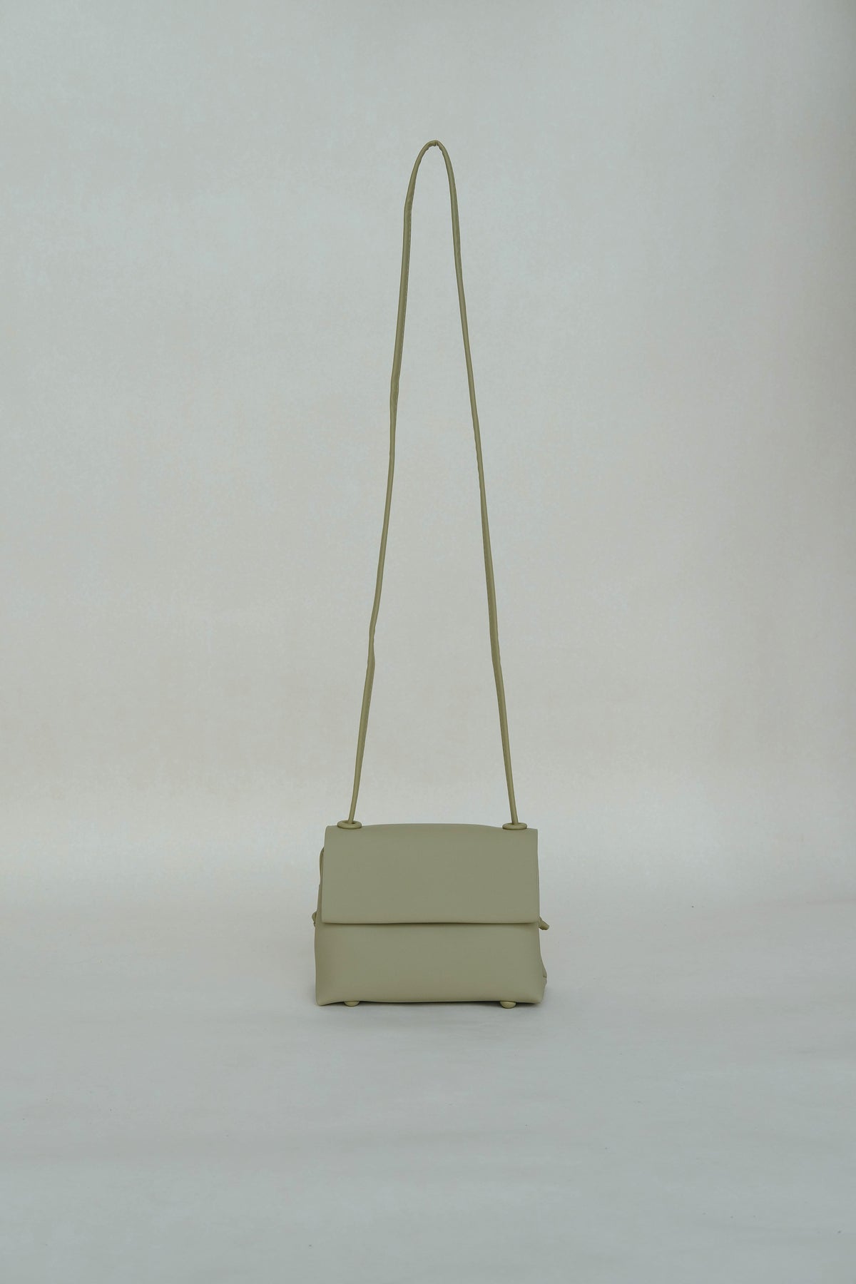 French One-shoulder Cross-body Vintage Small Square Bag in Light Green