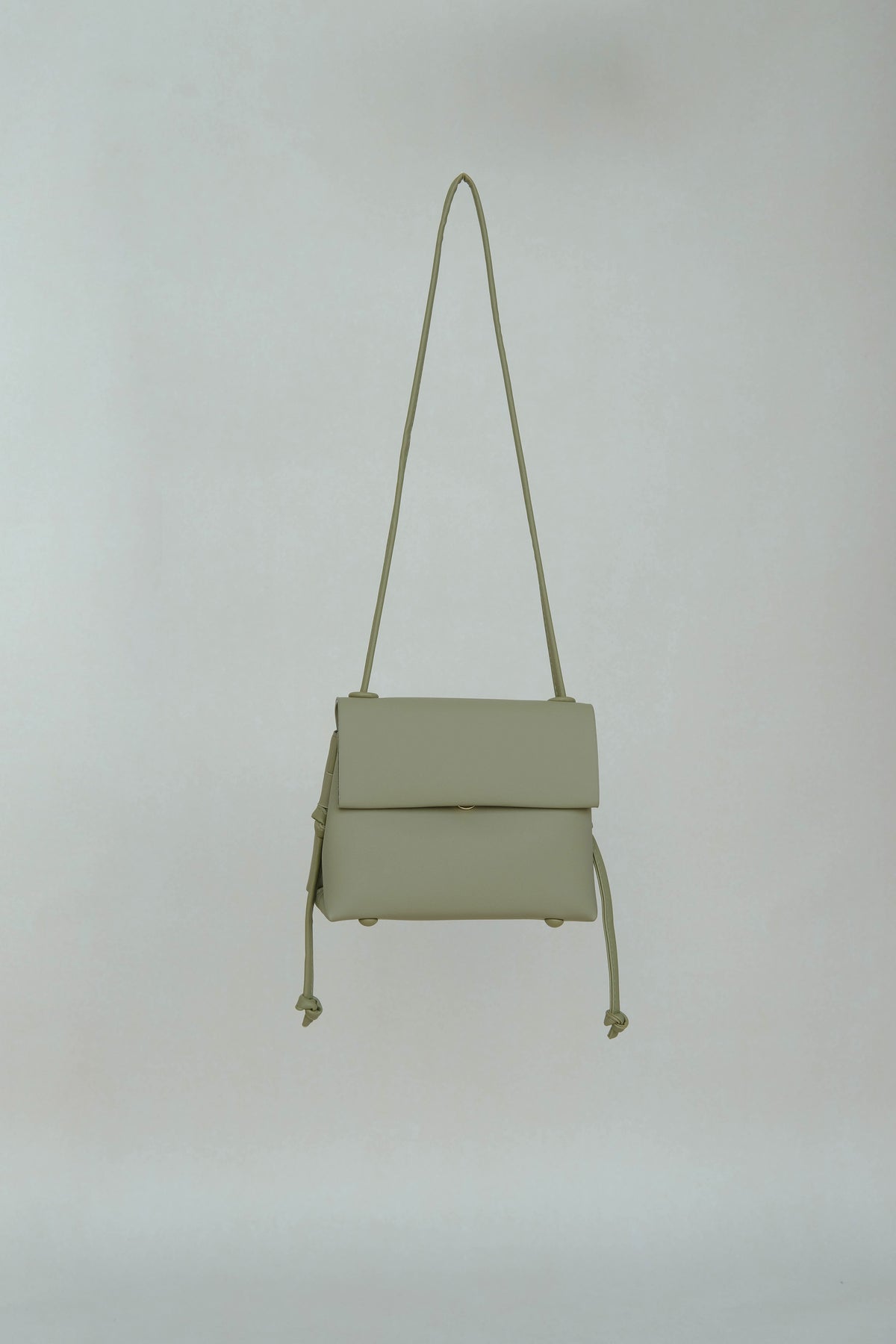 French One-shoulder Cross-body Vintage Small Square Bag in Light Green